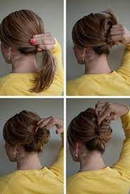 I always have trouble putting in the bobby pins like you do. Hairstyle How To Easy French Roll Hair Romance Hair Romance French Roll Hairstyle Hair Styles