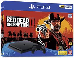 Red dead online is now available for playstation 4, xbox one, pc and stadia. Sony Playstation 4 500gb Console Black With Red Dead Redemption 2 Bundle Importacion Inglesa Amazon Es Videojuegos