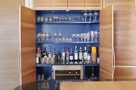 Drinks cabinet with fridge uk. The Island View Kitchen Contemporary Home With Magnificent Sea Views Simon Thomas Pirie