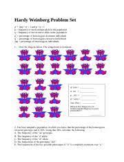 In one population, the mice have become homozygous aa at a particular gene locus. Hardy Weinberg Problem Set Answer Key Docx Name Date Hardy Weinberg Problem Set P2 2pq Q2 1 P Q 1 P Frequency Of The Dominant Allele In The Course Hero