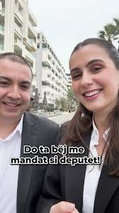 Barbara Doda dhe Klodian Xhyheri prezantimi i kandidateve te Vlores