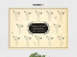 Harry Potter Wedding Marauders Map Seating Plan And Table