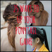 25 Ways To Up Your Ponytail Game Buzzfeed Mobile Hair Styles Hair Beauty Hair