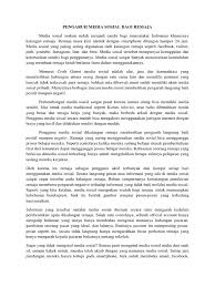 Media massa merupakan mediasi dalam komunikasi massa untuk menyebarkan informasi kepada khalayak. Pengaruh Media Sosial Bagi Remaja