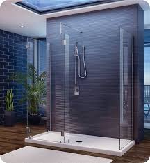 Nothing that would have stood up to invading huns, but it worked fine for privacy but i'm not sure i would have wanted to use that barrel bolt every time i came and went through the doors. Fleurco V56308 Evolution 5 Walk In 3 Sided Shower Enclosure V56308