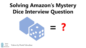 Hard puzzles to solve amazon. Solving Amazon S Mystery Dice Interview Question Youtube
