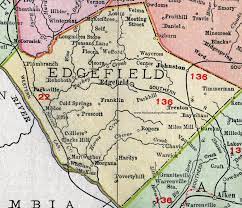 Edgefield County Sc Gis Edgefield County, South Carolina, 1911, Map, Rand Mcnally, Johnston,  Trenton, Morgana