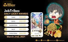 Playmining Jobtribes Daily Lucky Award Every Day 5 فيسبوك