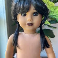 PREORDER American Doll Custom 18 Inch Doll Vegan Mohair Wig