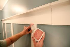 For wood trim, wood filler or spackling should be used to patch nail holes, dents, damage, or cracks on a single board or piece of molding. Should I Use Caulk Wood Filler Or Spackle