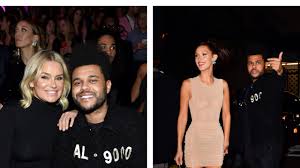 The seeming reconciliation comes after two years of ups and downs for the pair. The Weeknd Hung Out With Bella Hadid S Mom At The Victoria S Secret Fashion Show Teen Vogue