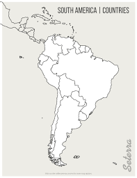 01 Blank Printable South America Countries Map Pdf In 2020 South America Map Latin America Map Map Quiz