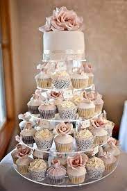 Pink And Grey Wedding Cupcakes With I Do Hochzeitstorte Mal Anders Hochzeitstorte Cupcakes Hochzeit Cupcakes