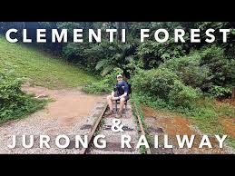 The valley is bounded by thick vegetation, part of the clementi forest; Off The Rails In Singapore Exploring The Abandoned Jurong Railway Clementi Forest æŽ¢ç´¢æ–°åŠ å¡å»¢æ£„éµè·¯ç·š Litetube