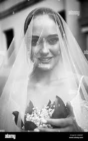 A bouquet of lilies of the valley Black and White Stock Photos & Images