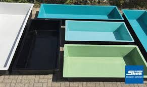 Gfk Teichbecken Wasserbecken Rechteckig 240 X 120 X 100 Cm 1900 Liter Slink Ideen Mit Wasser Wasserbecken Garten Wasserbecken Diy Pool Ideen