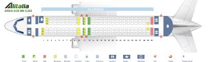 Seat Map Airbus A320 200 Alitalia Best Seats In The Plane