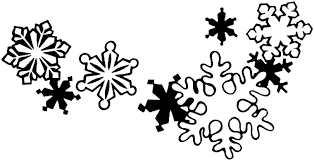 29240 snowflake clipart black and white. White Snowflakes Clipart Free To Use Clip Art Resource Wikiclipart