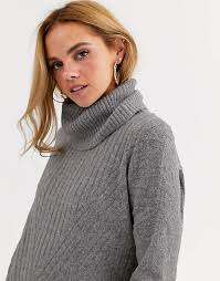 Check spelling or type a new query. Miss Selfridge Gros Pull Col Roule Gris Asos