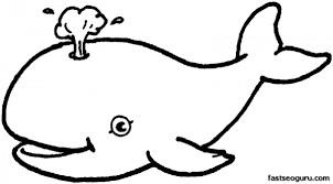 Printable Sea Happy Face Whale Coloring In Sheets Printable Coloring Pages For Kids Whale Coloring Pages Animal Coloring Pages Coloring Books