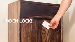 How do you get started building your own bar? Diy Liquor Cabinet With Hidden Lock Diy Woodworking Youtube
