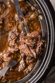 This recipe is recommended by the american diabetic association. The Best Slow Cooker Shredded Beef Recipe Neighborfood