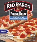 How do I cook Red Baron French bread pizza in a toaster oven?