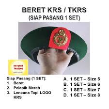 Sekolah yang menjadi sekolah pertama (perintis) menubuhkan tkrs ialah sekolah kebangsaan seri melati, kuala lumpur yang sekarang ini dikenali dengan nama sekolah kebangsaan setapak indah. Beret Krs Beret Tkrs Siap Pasang 1 Set Beret Kadet Remaja Sekolah Beret Tunas Kadet Remaja Sekolah Shopee Malaysia