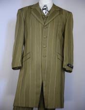 Mens brown long zoot suits mens co co dark brown long fashion zoot suit has excellent look. Striped Pattern One Chest Pocket Mens Designed Cheap Zoot Suit