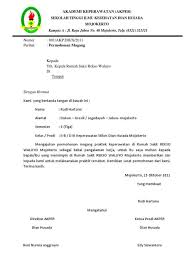 1223016 program studi teknik industri fakultas teknik universitas kristen maranatha bandung 2014. Contoh Surat Permohonan Magang Kerja Yang Baik Dan Benar Contoh Surat