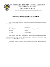 Contoh surat cuti menikah untuk guru wl1pk2e69vlj. Contoh Surat Keterangan Belum Menikah Nusagates