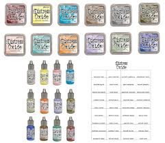 tim holtz and ranger 2018 release distress oxide inks bundle