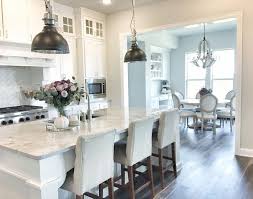 White Cabinet Paint Color Is Sherwin Williams Pure White Light Grey Wall Paint Color Is Sherwi White Kitchen Interior Kitchen Interior Interior Design Kitchen
