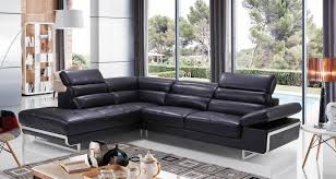 Buy the wynn black leather sectional, right chaise online from houzz today, or shop for other sectional sofas for sale. Buy Esf 2347 Sectional Sofa Left Hand Chase In Black Leather Online