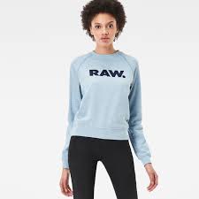 Xula Art Straight Sweater | Light blue | G-Star RAW®