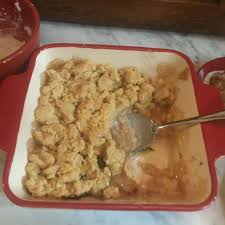 Easy Apple Crisp With Pie Filling Recipe In 2020 Apple Crisp Easy Filling Recipes Sweet Treats Recipes