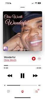 My new song, Wonderful is released this morning, available