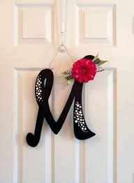 Your letter m love stock images are ready. Hanging Monogram Letter M Letter Door Wreaths Wooden Letters Decorated Letter A Crafts