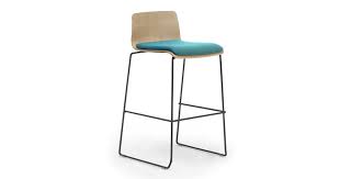 For stools 16″ to 18″ wide: 4 Legs Stools With Footrest For Cuisine Bar Island Leyform