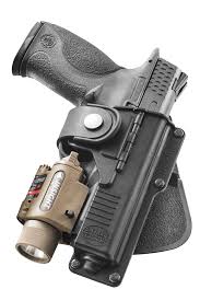 Rbt Tactical Paddle Holster For Glock 19 23 32 With Light Or Laser Black Fobus Rbt19