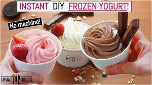 From refreshing sorbets to decadent cashew yogurts, there are tons of delicious vegan frozen yogurt flavors to choose from. 1 Minute 3 Ingredient Frozen Yogurt Instant Froyo Ice Cream Recipe