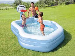 Piscine Gonflable Intex Octogonale Panier De Basket