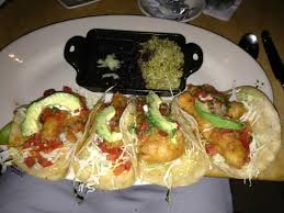 Thai lettuce wraps, factory nachos, factory chopped salad, baja chicken tacos, fish and chips, four cheese pasta, steak diane, fresh strawberry cheesecake. Fish Tacos Picture Of The Cheesecake Factory Las Vegas Tripadvisor