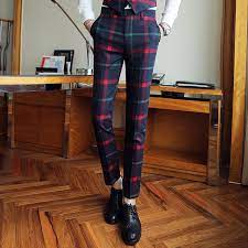 Check spelling or type a new query. Quality Men S Red Plaid Suit Pants Men S Dress Slim Trousers Men S Business Office Casual Suit Pants Men S Pants Large Size 36 Suit Pants Aliexpress