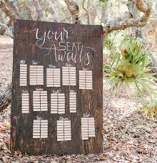 Wooden Seating Chart Green Wedding Shoes
