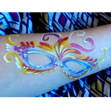 How To Paint A New Years Eve Mask Design Face Painting Designs Face Painting Mask Design