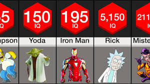 I realized there is only 9 characters listed, however i cannot figure out who the tenth individual is. Comparison Fictional Characters Ranked By Iq Youtube