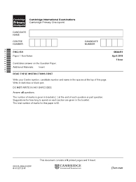 Printable pdf writing paper templates in multiple different line sizes. Cambridge Primary Checkpoint English 0844 April 2018 Paper 1 Pdf Paragraph