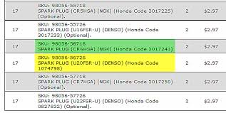 Perspicuous Cross Reference Chart For Champion Spark Plugs