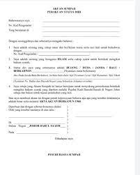 Surat akuan bujang daripada majikan bagi pemohon yang ada majikanl surat akuan sumpah bujang yang diikrarkan di hadapan pesuruhjaya sumpah yang dimiliki pdf document. Kepada Pesuruhjaya Sumpah Bandar Baru Uda Jb Facebook
